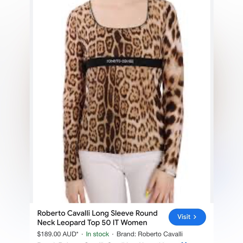 Roberto cavalli blouse